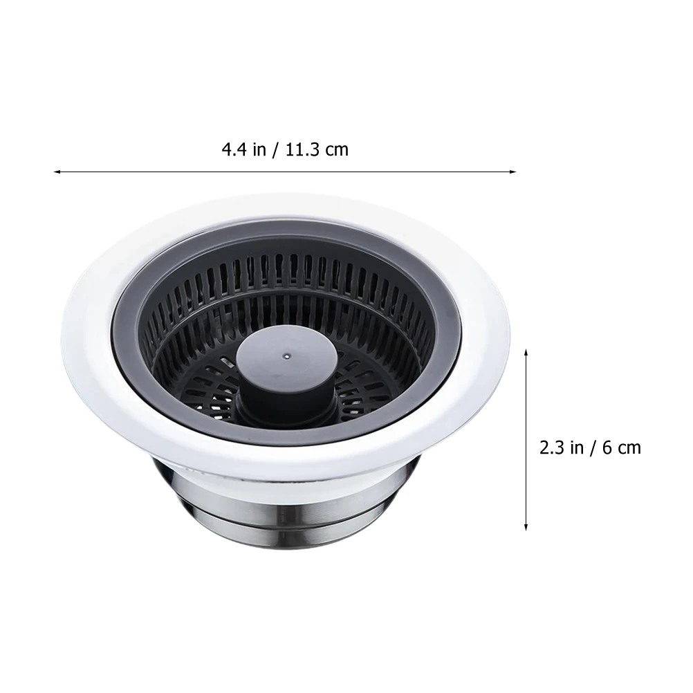 

Stainless Steel Basket Hair Catcher Strainer Basket For Clog Prevention Reusable Drain Strainer Easy Clean Strainers For Kitchen