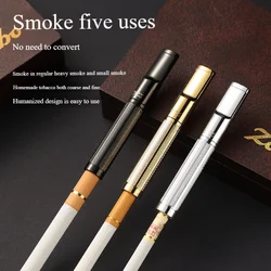 ZOBO Full Metal Premium Cigarette Holder Gift Box Father'S Day Reusable Cleaning Reduce Tar Smoking Tobacco Filter Cigarette Lip