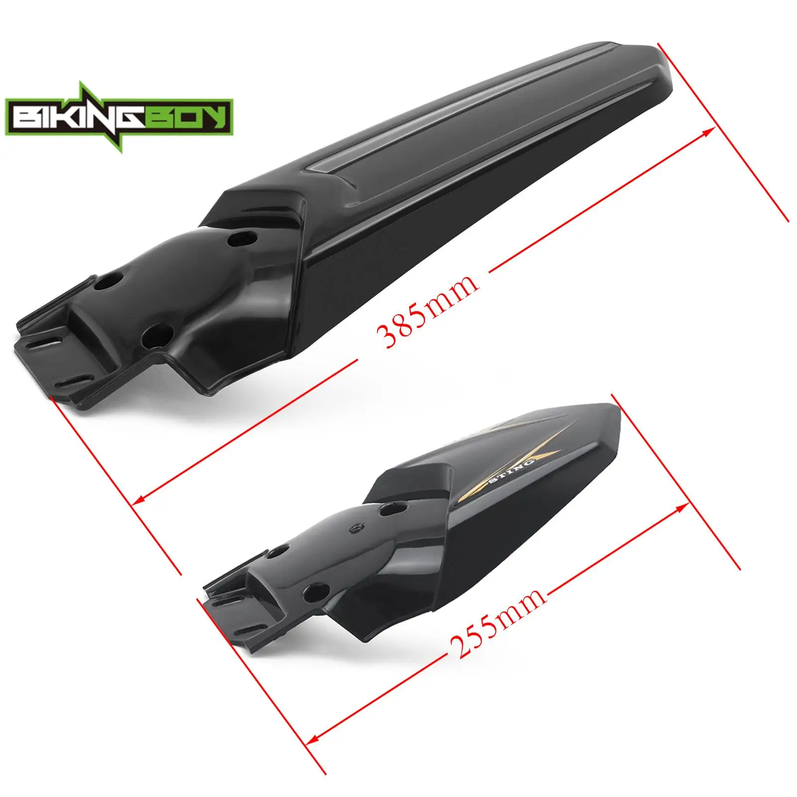 BIKINGBOY Extended Rear Fender Mudguard For Talaria Sting Electric E-Dirt Bike Off-Road MX Aluminium Alloy CNC Modified