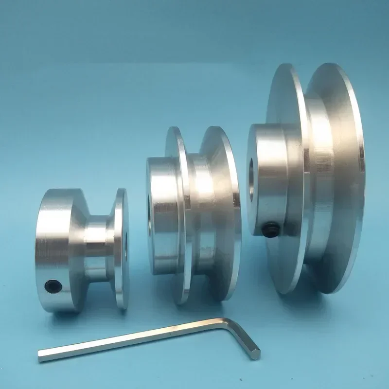 40/60/80/100mm V-Belt Pulley | Single Groove A-Type Motor Belt Drive Wheel for CNC & Industrial Machinery