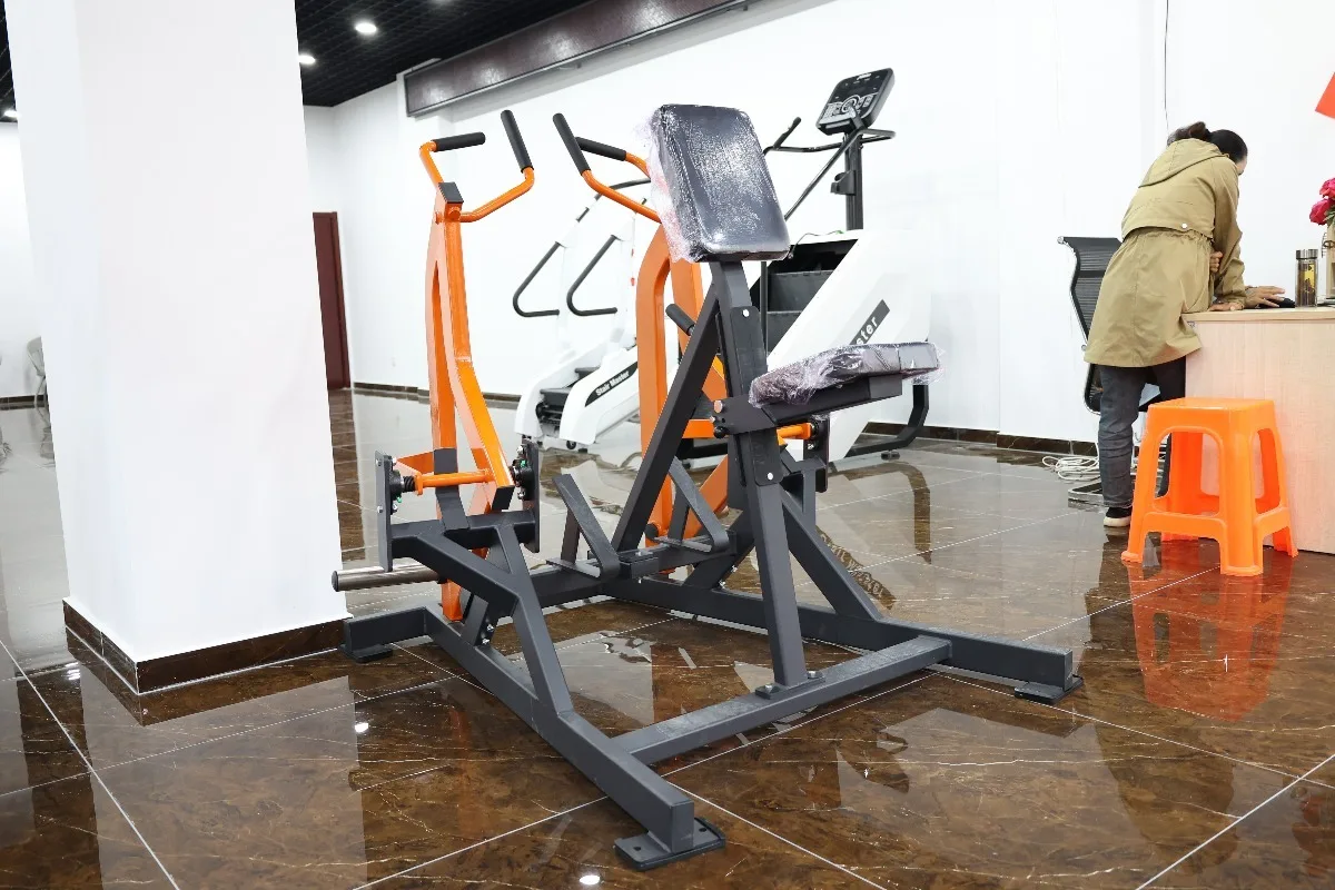 Professional Commercial Fitness Center Iso Lateral Rowing Back Trainer Seated Dip Load Bearing Durable Steel Strength Gym