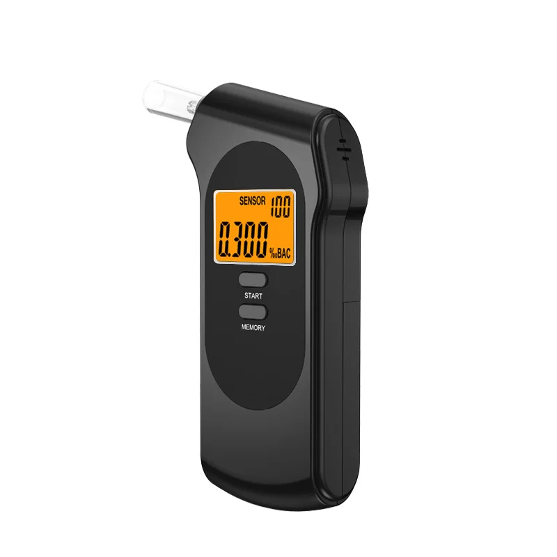 

2025 AT-968 Orange Backlight Rechargeable Personal Breathalyzer Tester AT-926 Alcohol Testers