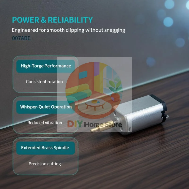 FF180-2382 DC Motor 2.4V 3V 3.7V High Efficiency Extended Copper Head for Hair Clipper 1/3Pcs Pack