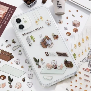 Szene der animierten Zeichnungen in Miniaturlandschaftsgestaltung, 3D -Kabinenaufkleber, Stapel und Collage, Handrechnung, schönes Geschenk für Kinder, Kind, Brillanz 12 Hauptverkaufsminhine - №8