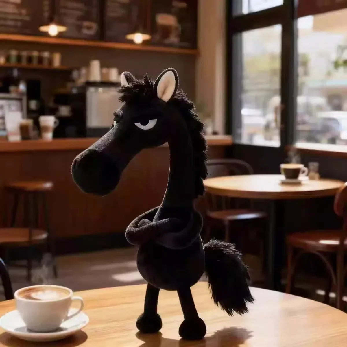 2026 Year of the Horse Plush Pendant Keychain 14CM Mascot Pony Doll Doll Unique Design Children's Gift Home Decoration