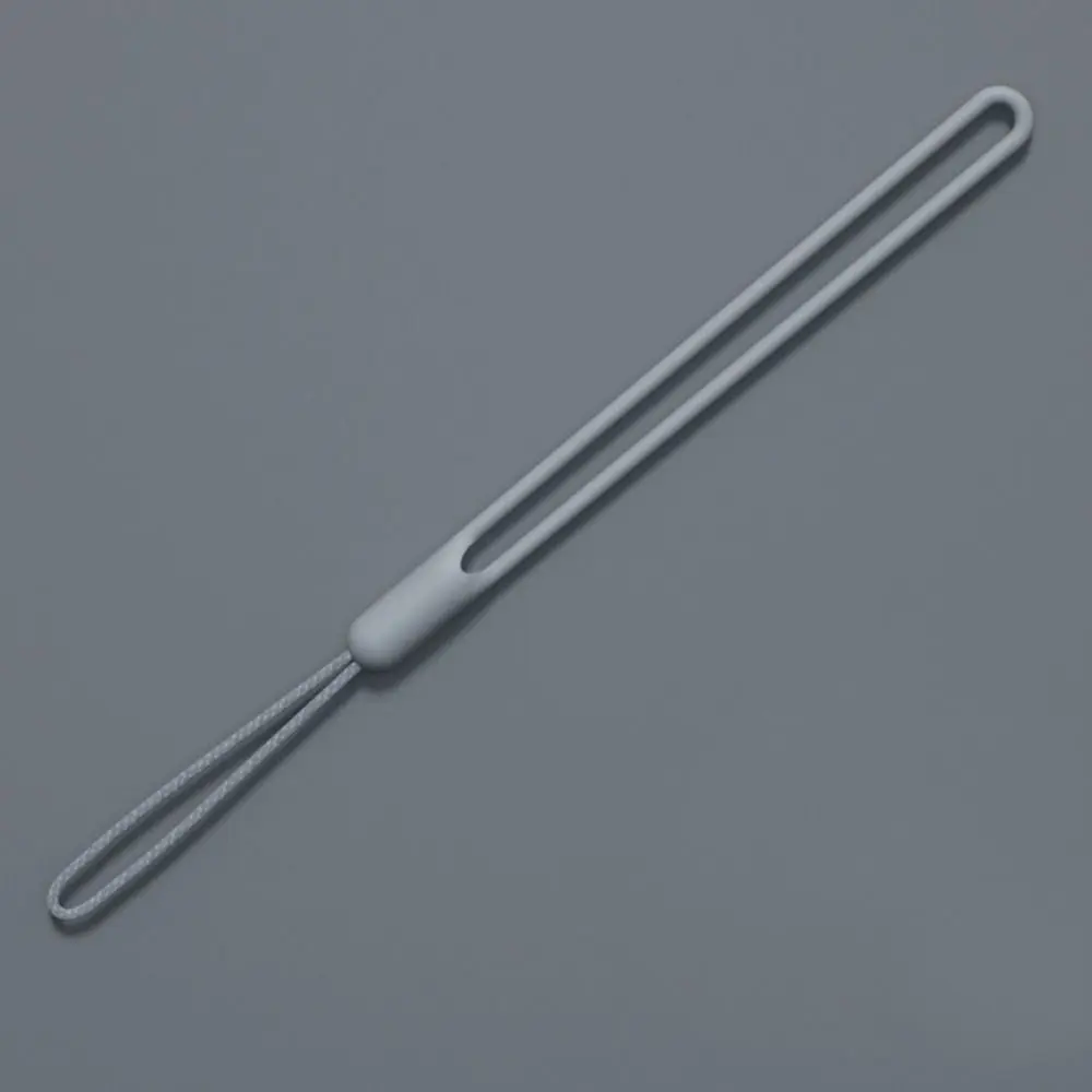 Short Phone Lanyard Fashion Soft Silicone Phone Anti-lost Rope Universal Hanging Cord