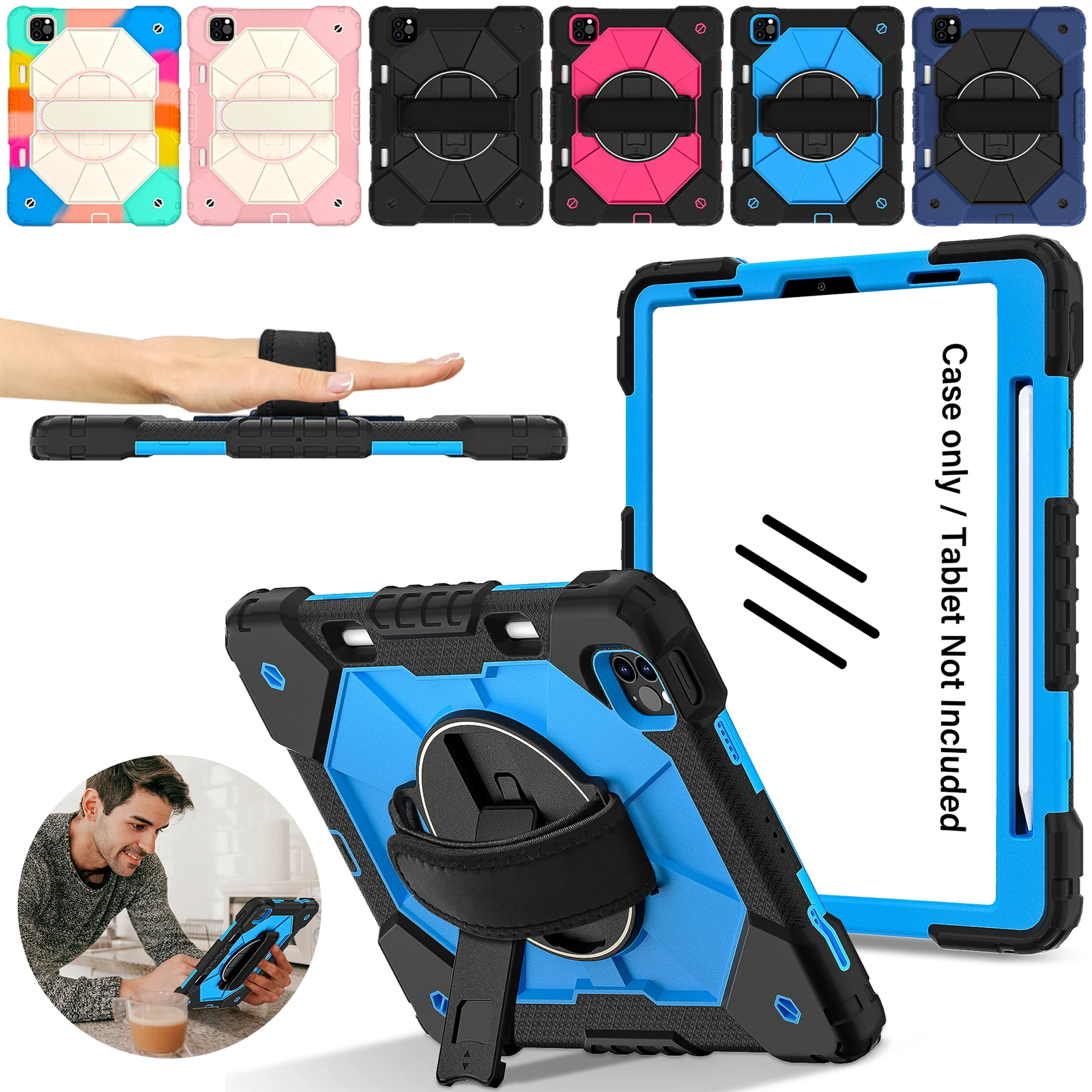 Case for iPad 10.9 (10th Gen 2022/11th 2025) with Stand Tablet Protection Stylish Case Lightweight Material Stylish Case