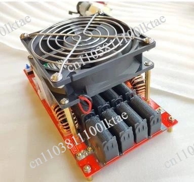 ZVS Induction Heating Machine Quenching Melting Crucible Melting DC30-75v High Power 2Kw Electromagnetic High Frequency 220v