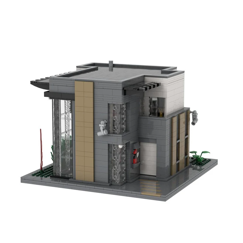 3189 個 MOC グリーンフィールドコレクションアートコレクターの家都市建築絶妙なインテリア DIY ビルディングブロックギフト