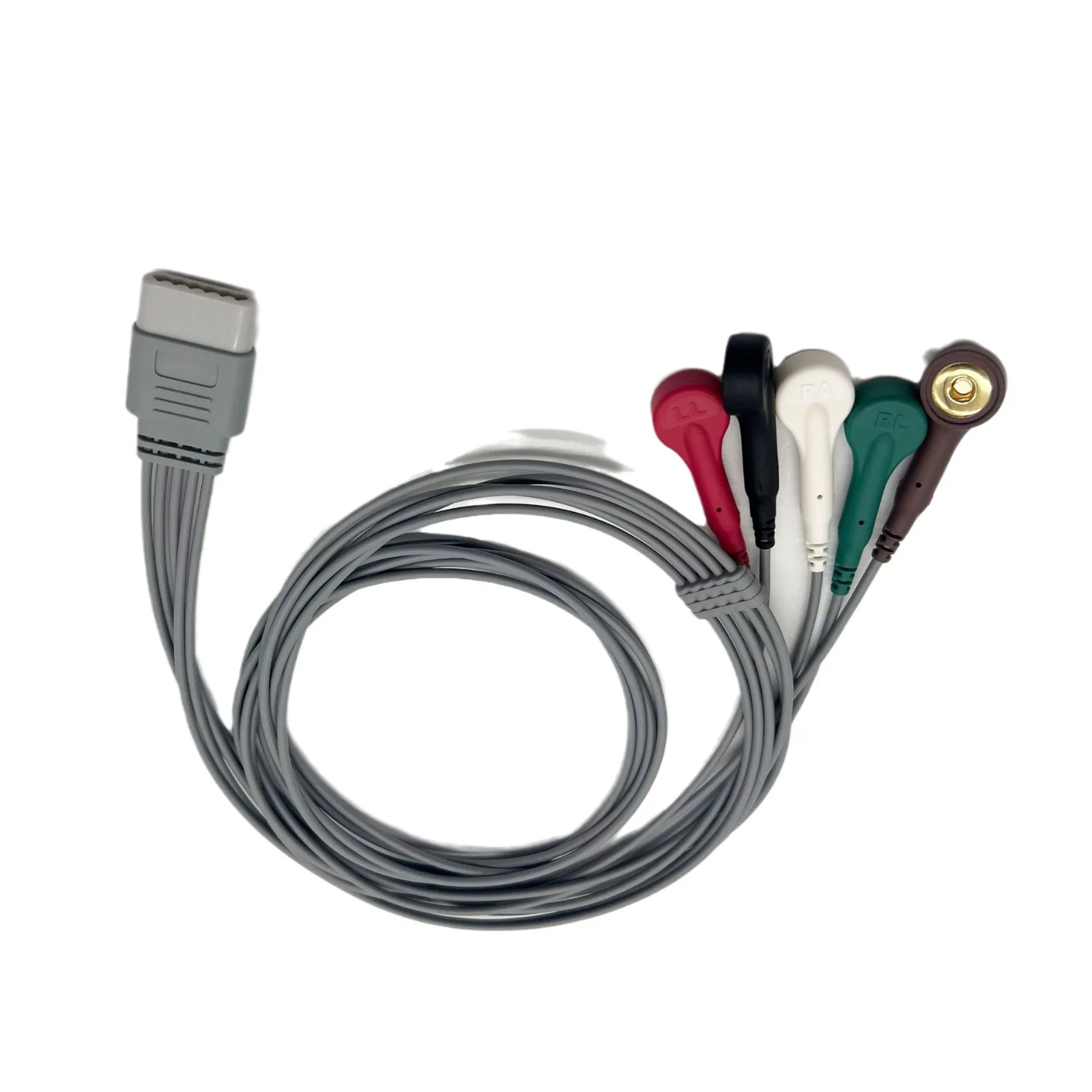 Applicable to Polaroids Biolights  BLT850 5-Guide American Standard Button Dynamic ECG Lead Cable