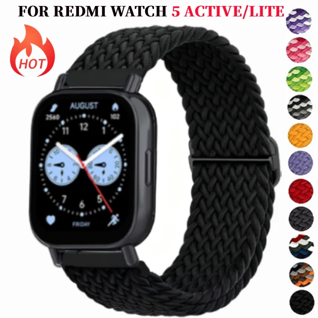 Originales geflochtenes Armband für Redmi Watch 5 Active/Lite, Zubehör, Ersatzgurt, Armband, Correa Redmi Watch 5 Sportband
