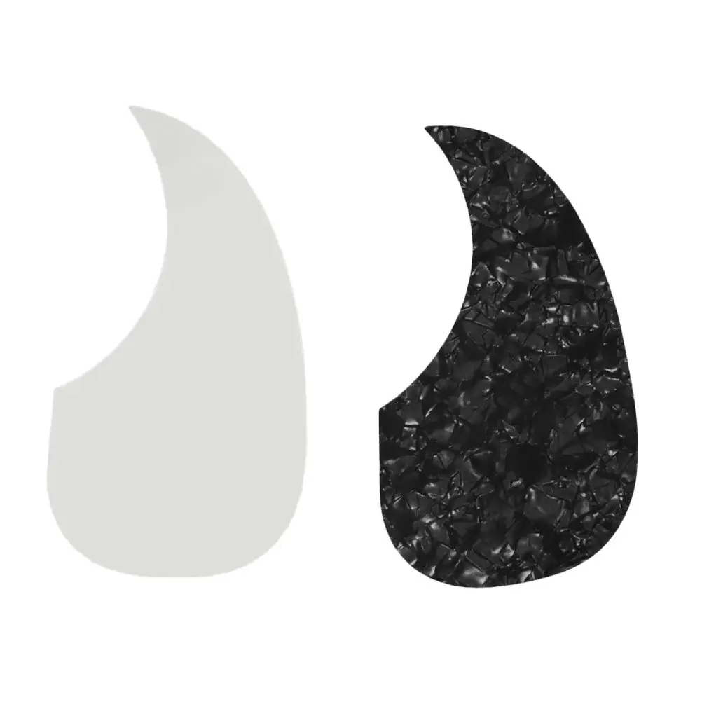 

2Pcs Folk Guitar Pickguards Acoustic Guitar Protective Sticker Plate Decal Supplies Pickguard Decal