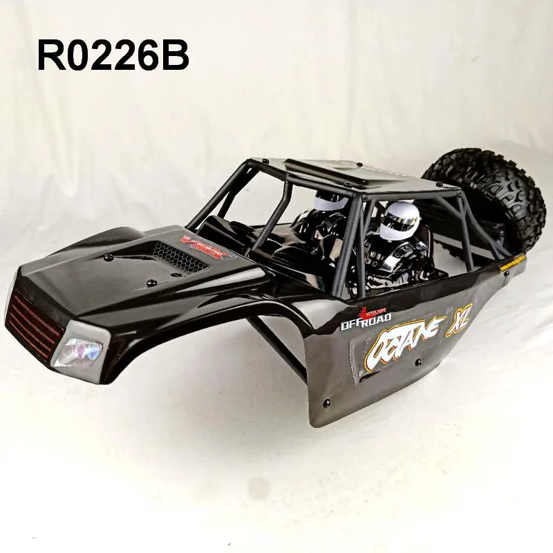 VRX/Ruizhihao RH1043/1045 دعامة لف تجميع جسم شاحنة الصحراء، دمية محاكاة، إطار احتياطي