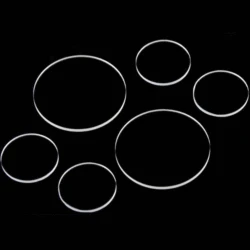 Round 0.1mm 0.2mm 0.5mm Quartz Glass high-temperature resistant optics Plane Window Transparent Scientific Research