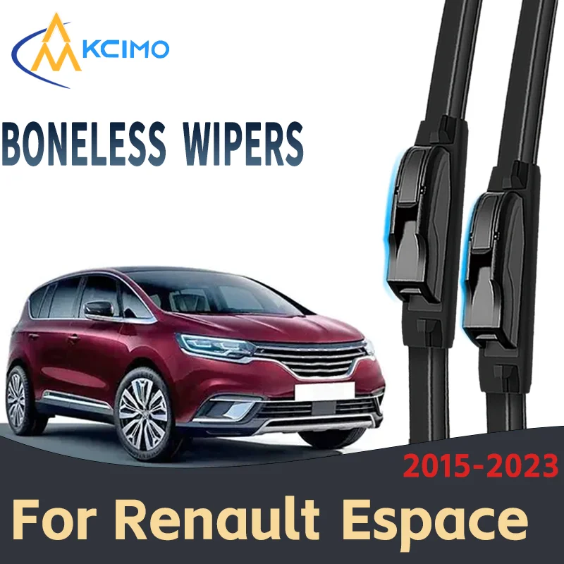 

Original Quality 2pcs for Renault Espace V 15-23 Wiper Blades Ultimate Silent Efficient Windshield Cleaners OE Standard Rubber