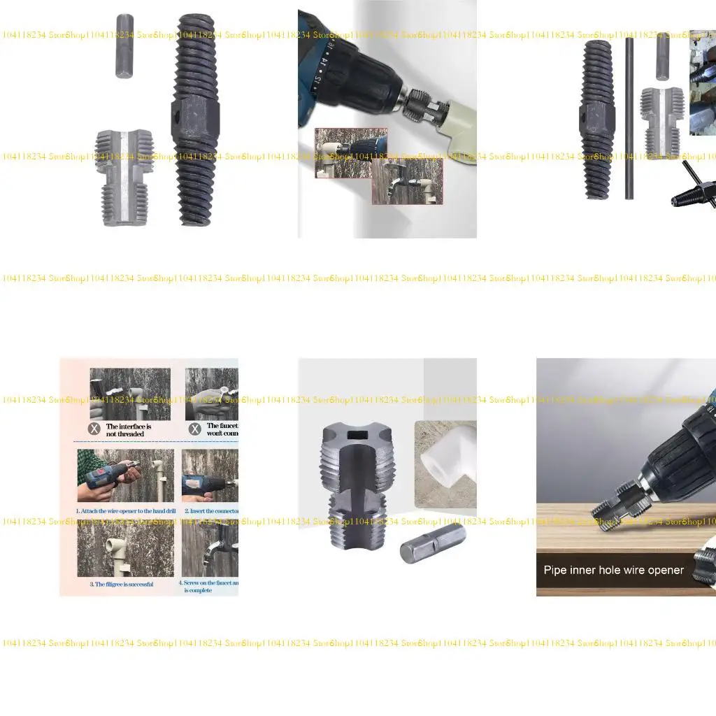 

P9FB Efficient PVC Pipe Thread Maker Tool Multiple Size PVC Pipe Threader Thread Maker Tool for Quick and Accurate Cutting