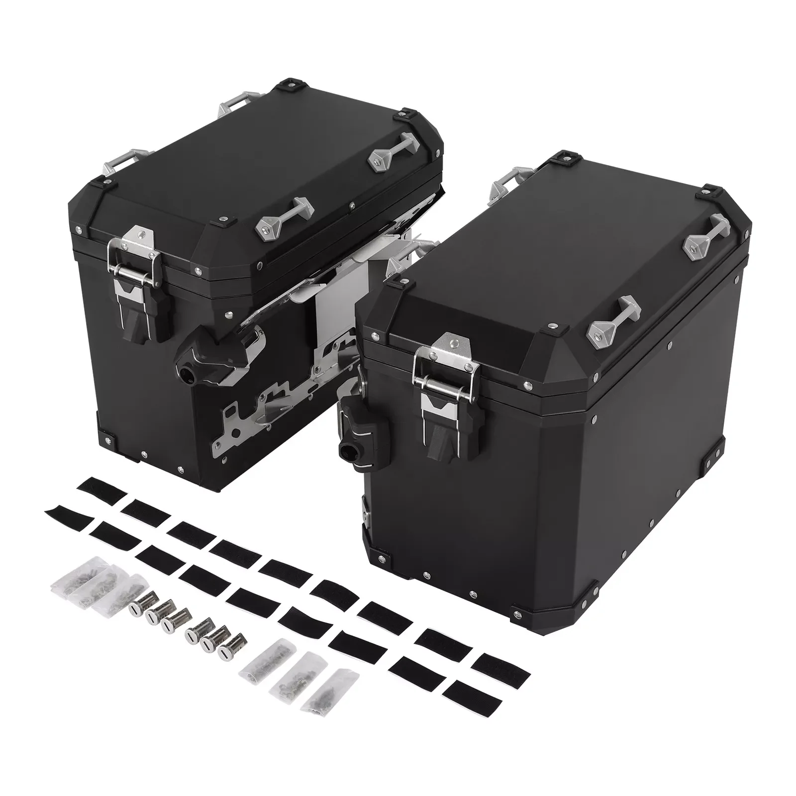 Motorfiets 48L Zadeltassen Pannier Zijkoffer Bagage Tas Voor BMW R1200GS 13-2018 R1250GS Adventure 19-24 F900GS 23-25 Achterkoffer