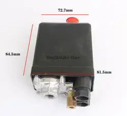 240V 15A 1.2Mpa PSi 175 Air Compressor Pressure Bar Control Switch Black
