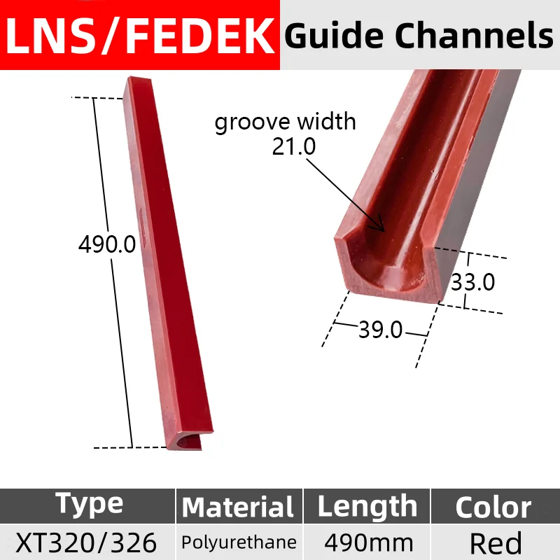 PU Guide Channel LNS XT320/326 S2 Fedek Automatic Bar Feeder Parts