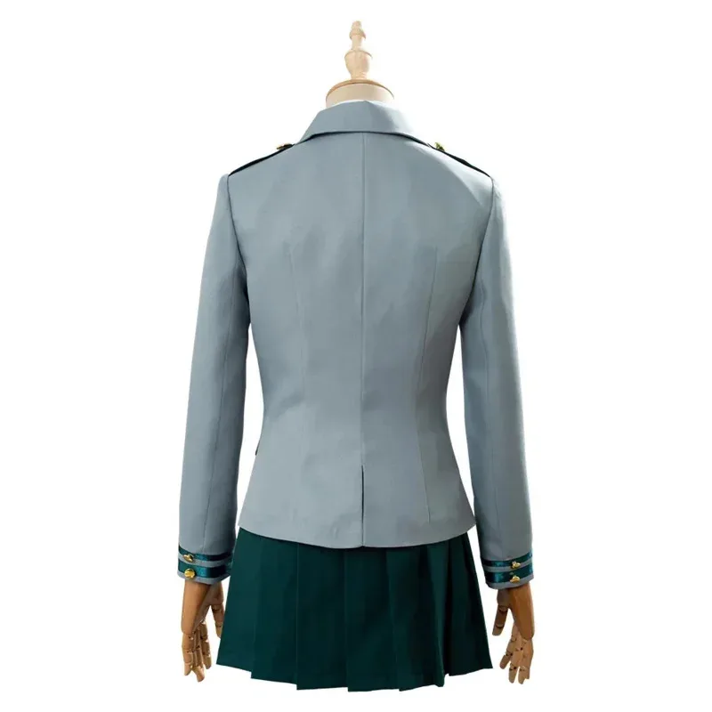 A Boku no Hero Academy My Hero Academy Ochako Uraraka Cosplay Costume Asui Tsuyu Costume School Uniform Girl Dress