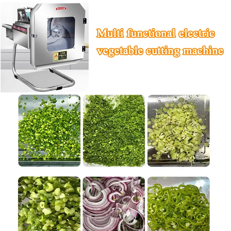 Restaurant Electric Vegetable Chopper Commercial Fully Automatic Meat Grinder Fully Automatic Apple And Onion Chopper Slicer