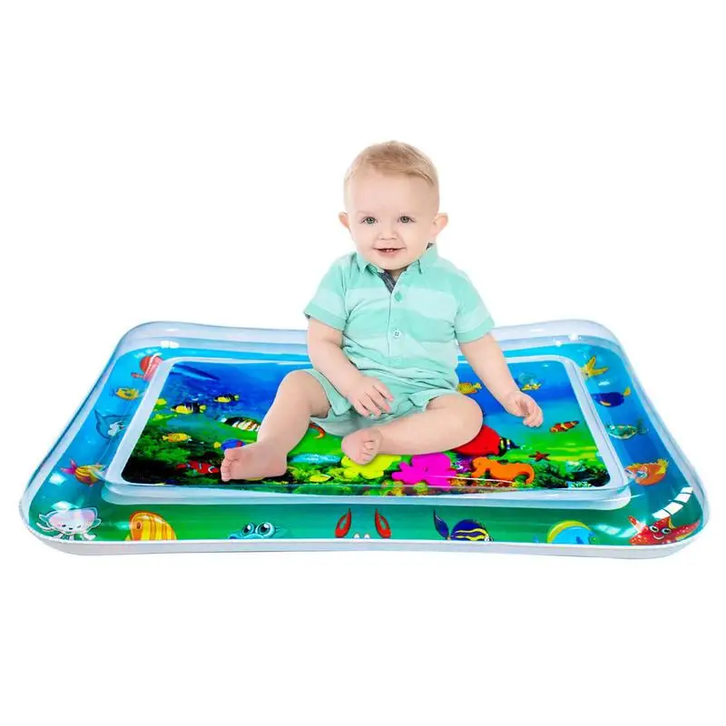 Tapis de jeu d'eau gonflable pour enfants, Center d'activité amusant, Stimulation de la croissance et du développement sensoriel