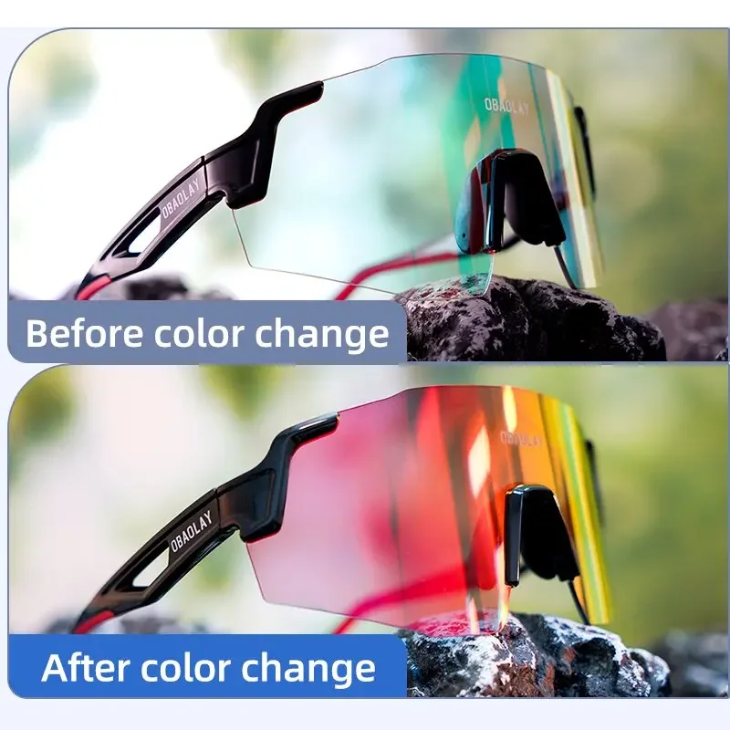 

Top Rated UV400 Photochromic Cycling Sunglasses – Anti-Fog HD Lens, Lightweight TR90 Frame for Mountain Bike/Racing, Windproof
