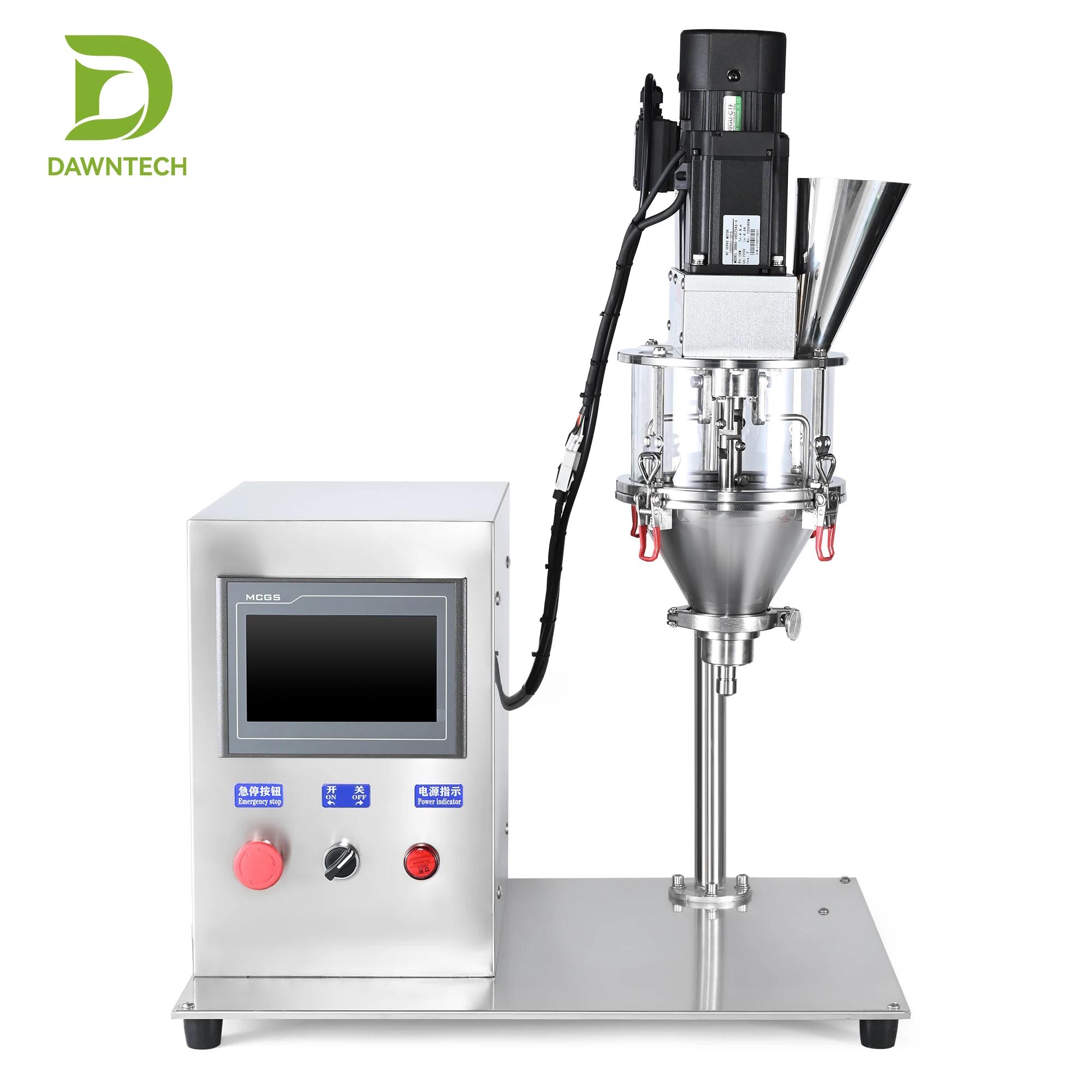 Milk Powder Filling Machine Desktop Semi-Automatic Auger for Coffee Spice Protein Flour Chili High Precision