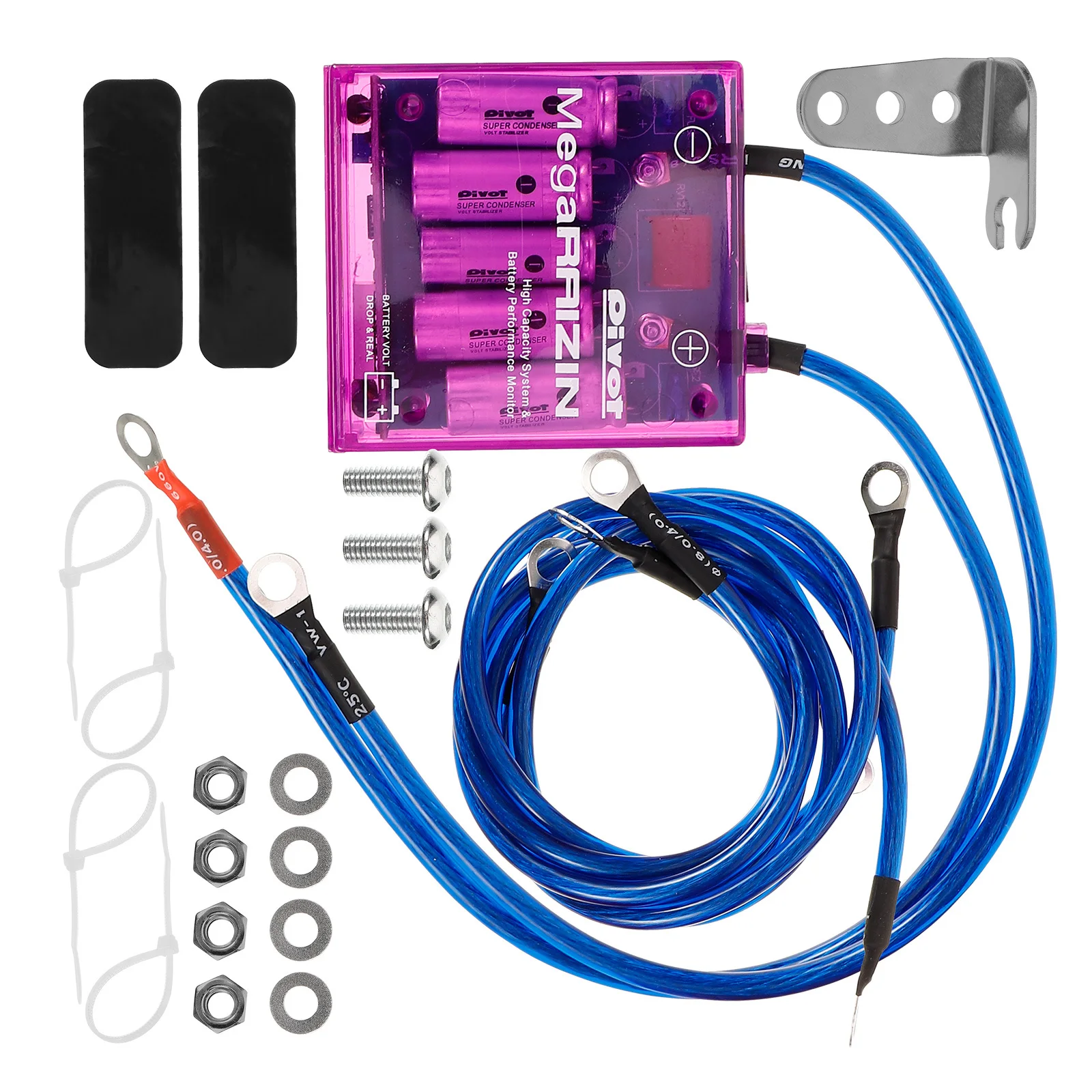 1Set الرقمية الجهد استقرار المعدل الإلكتروني سيارة السيارات منظم عدة 3 أسلاك الأرض دائرة المراقبة في الوقت الحقيقي #5