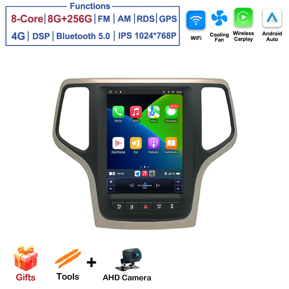 ジープ グランドチェロキー 2014-2017用 Android 16 カーラジオ マルチ