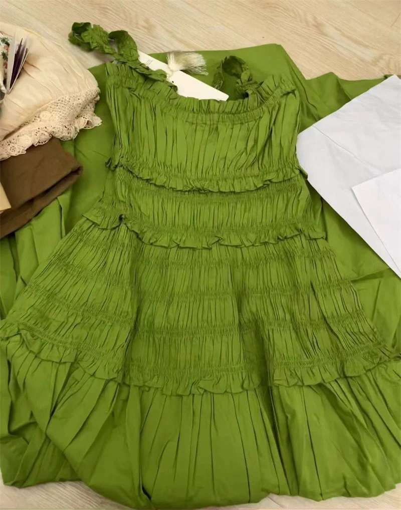 Vestido largo de algodón para mujer, ropa sin mangas, Estilo Vintage, bordado, gran Swing