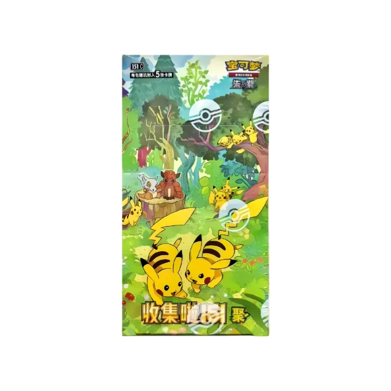 Original Pokémon 151 Sammelkarten Scarlet & Violet Vol.3 PTCG Ergänzungspack Kinderspielzeug Tischspiel Sammelkarten Geschenk