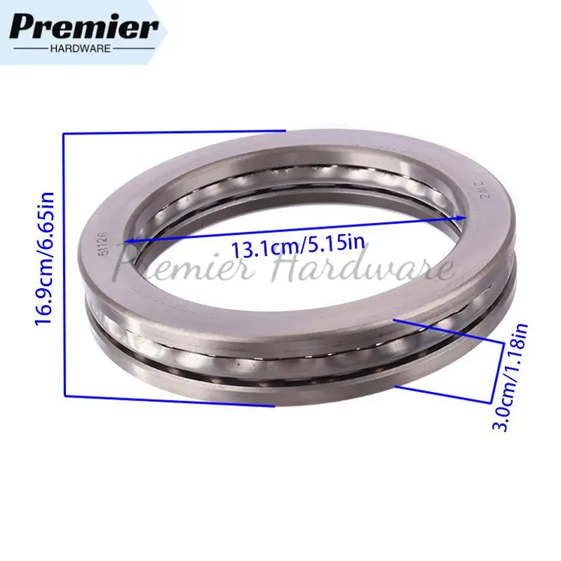high quality plane thrust bearing 51126