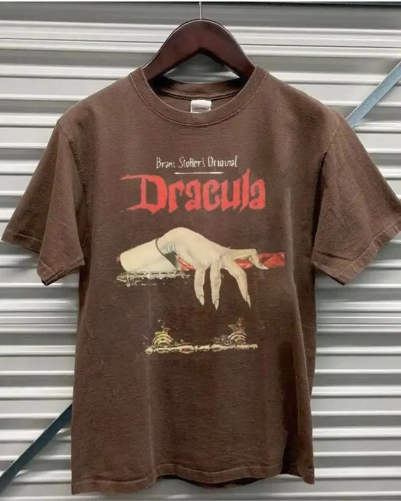 Vintage Halloween Dracula T Shirt Movie Poster Vampire 90s