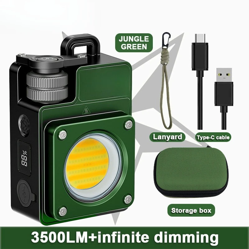 Outdoor portable camping light long battery life multi-function