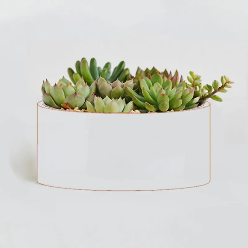 K5DC Handmade 3D Silicone Soap Flower Pot Mold Casting Concrete Cup Mould Craft DIY