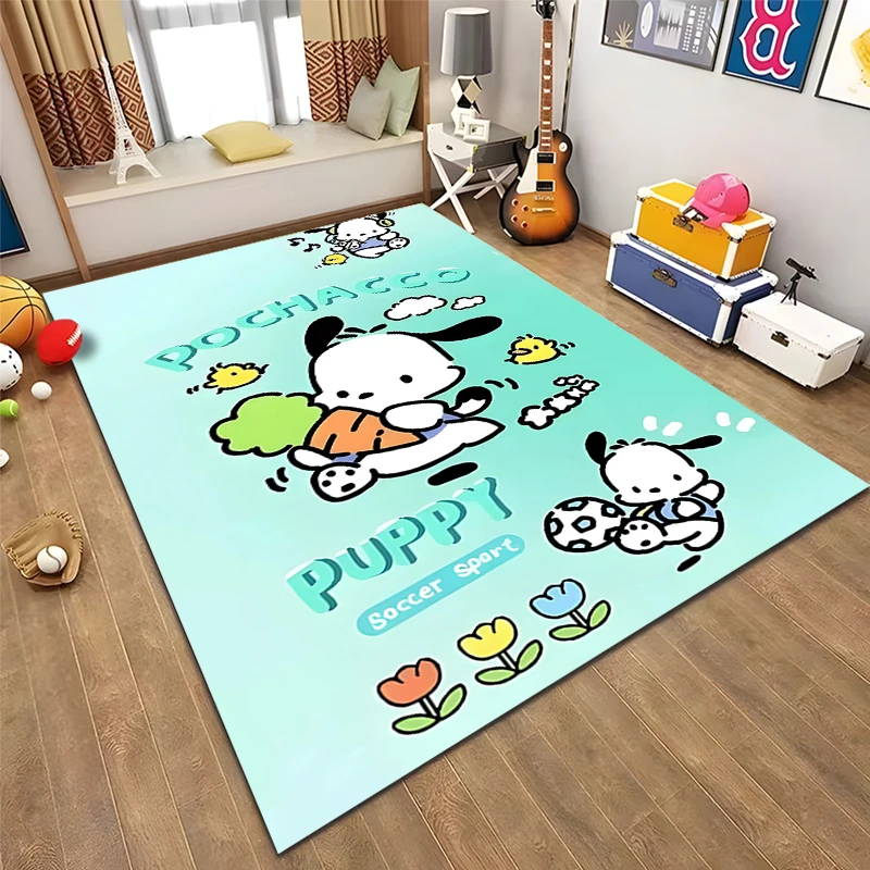 Tappeto per cani Sanrio Pochacco, tappeto per la casa soggiorno camera da letto divano zerbino decorazioni per la cucina, tappetino antiscivolo