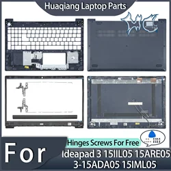 Laptop Housing Case For Ideapad 3 15IIL05 15ARE05 3-15ADA05 15IML05 15ITL05 2020 LCD Back Cover Bezel Bottom Hinges GS552