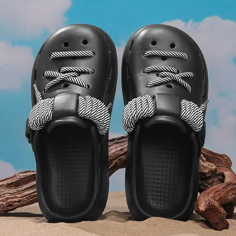 

Couple Style Slippers Beach Toe Non-Slip Wear-Resistant Outdoor Indoor Men's and Women's Sandals