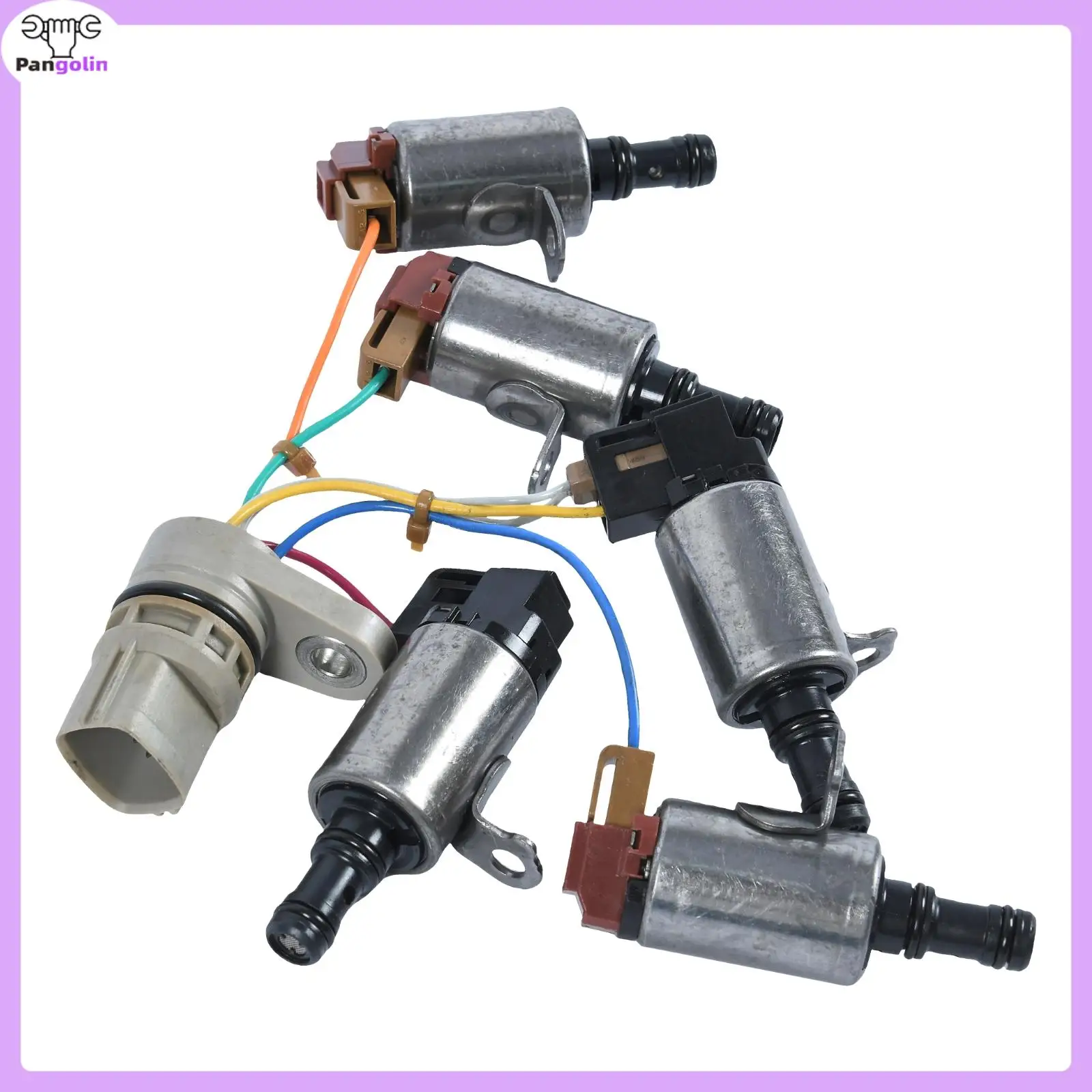 Solenóide e chicote de fios de mudança de transmissão, 5 peças para Honda Accord Crosstour Element CR-V RSX 2002-2015 28400-PRP-004 28360-PRP-003
