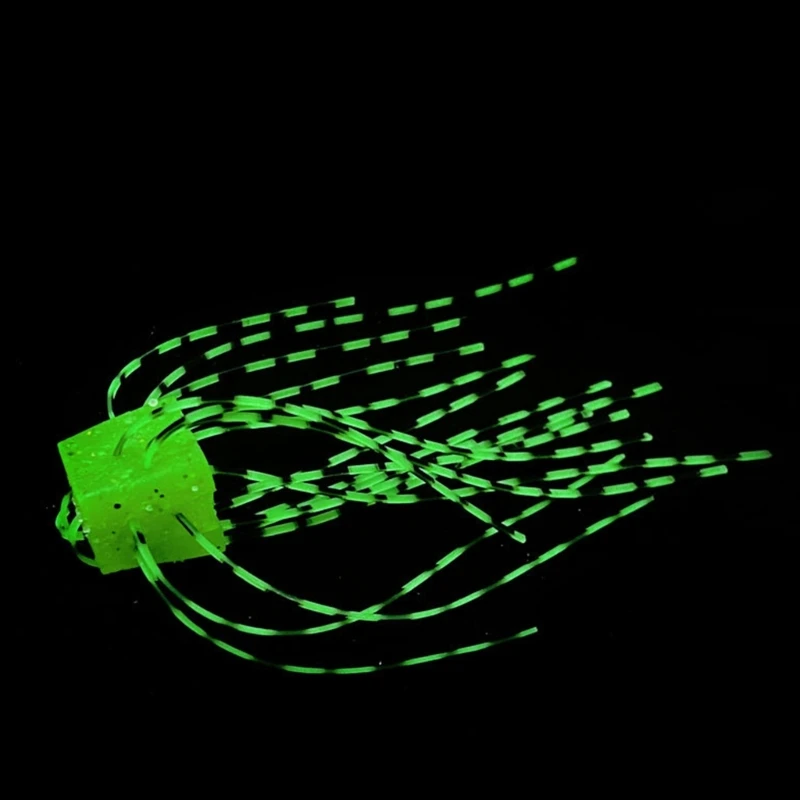 10 قطعة الطعوم الاصطناعية النردات على شكل الصيد إغراء غرق بطيء شعيرات مرنة إغراء المياه المالحة الطعوم ملحقات صيد سمك #5