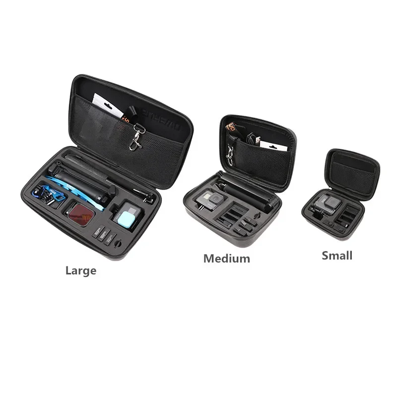 حقيبة التخزين المحمولة مقاوم للماء صندوق حماية السفر حمل حقيبة ل Gopro بطل 9 10 11 SJCAM Xiaomi Yi Action Camera