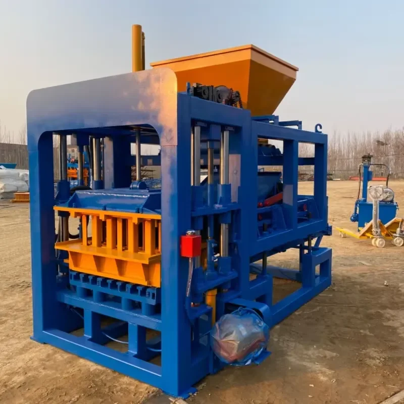 QT6/8/10-15 Mold Making Building Machine Manufacturer for Sale Automatic Brick Hollow Concrete Cement Block Making Machinery