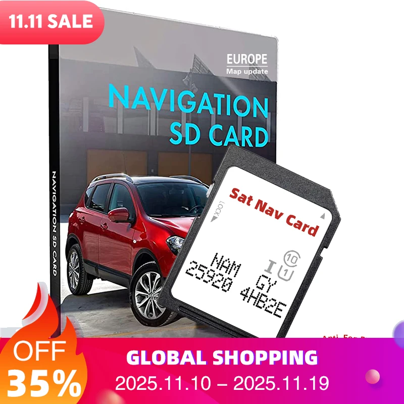 

Navigation Upgrade 25920-4HB2E Sat Nav for Infiniti JX35/M37/M56/Q70/QX50/QX56/QX60/QX80 Car 2024 GPS SD Card Map USA/CAN/MEX