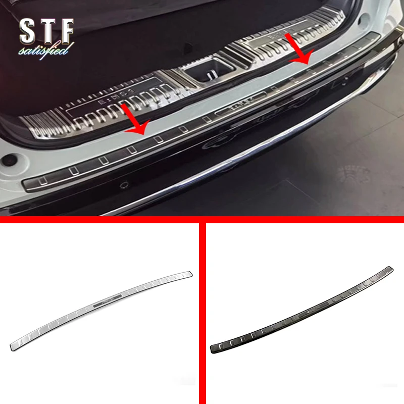 Stainless Steel Rear Bumper Sill Protector For Honda VEZEL HR-V 2021 2022 2023 Car Accessories Stickers