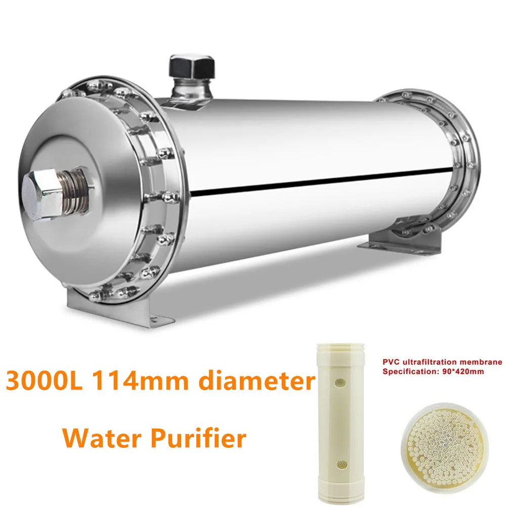 

3000L Water Filter Machine 304 Stainless Steel Direct Drink Water Purification Equipment For Kitchen Restaurant Drink Filters