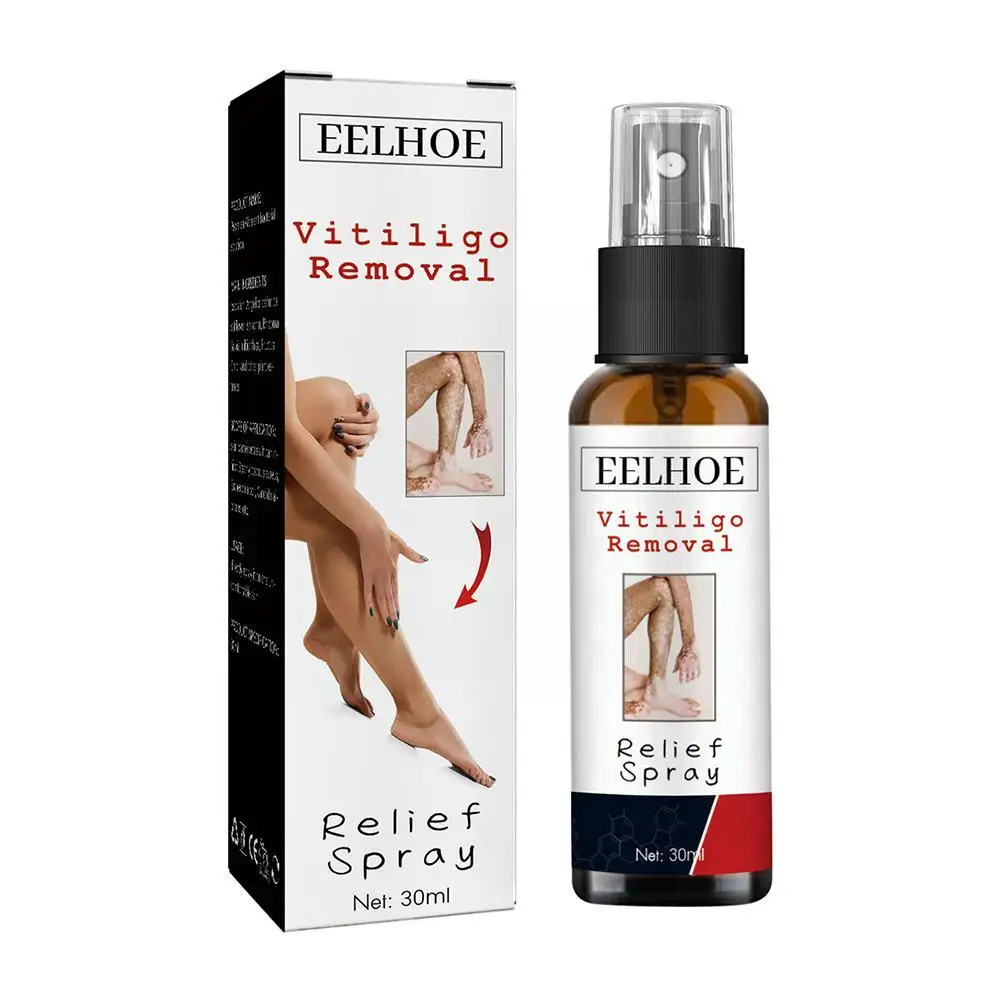 30ml Vitiligo Repair Spray Skin Moisturizing Vitiligo Skin Body White Spot Remove Fades Spots Spray Vitiligo Face Relief Ne J5I0