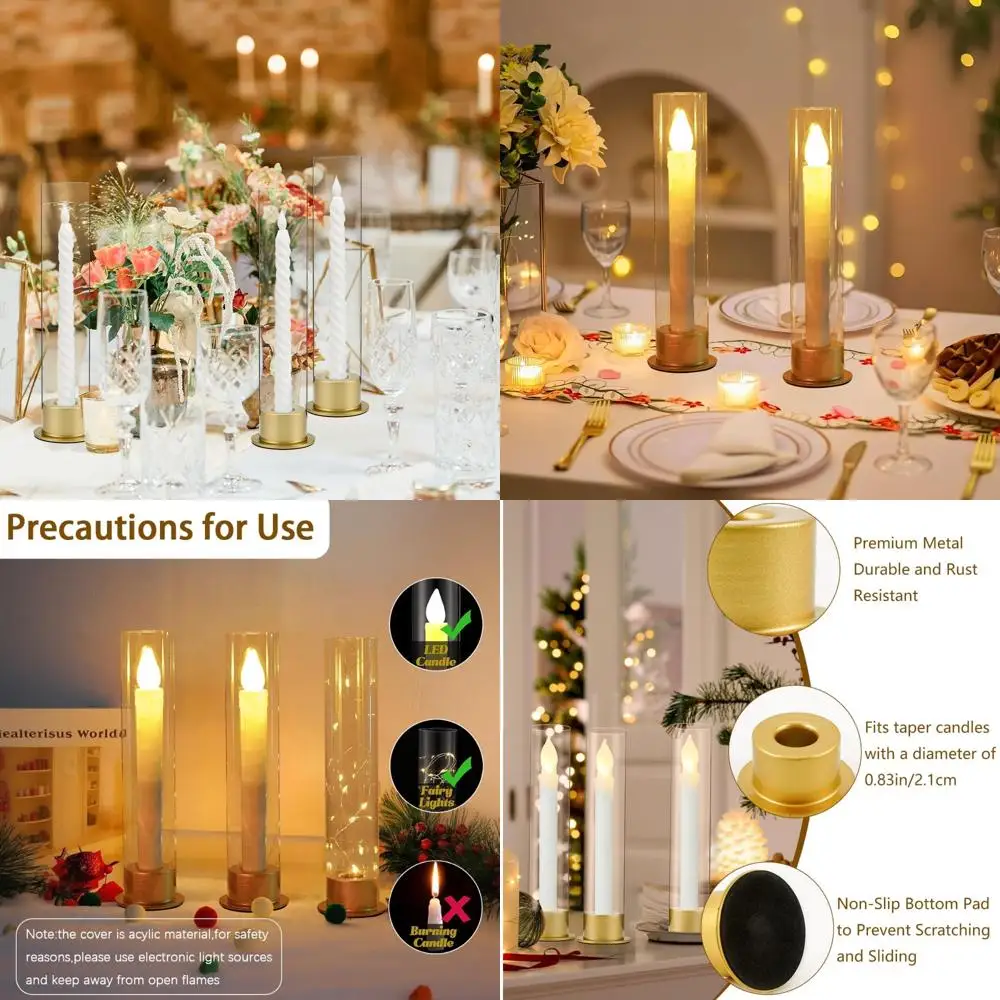 

Набор металлических подсвечников из 30 шт., золотые подставки для центральных элементов праздничного стола, объемные прозрачные акриловые подсвечники для мероприятий