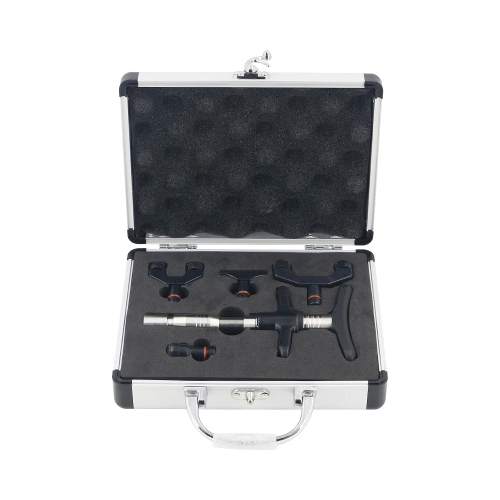 أداة ضبط العلاج بتقويم العمود الفقري اليدوية 300N تخفيف آلام الجسم وتحسين العمود الفقري الخلفي المقصوص مسدس المنشط بتقويم العمود الفقري الصحيح