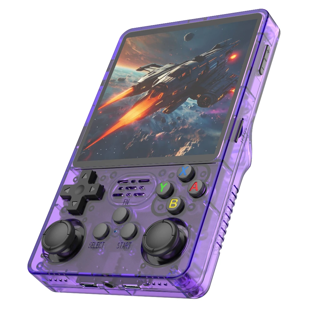 BOYHOM Großbildschirm Linux OS Retro-Spielkonsole R3 6S Plus 4,0-Zoll-IPS-Bildschirm WLAN für Tragbaren Video-Player